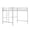 Gray, variant on Ktaxon Loft Bed Twin Size with Flat Rungs for Adults, Kids and Young Teens, No Box Spring Required,Heavy Duty Metal Slat Support,Black