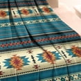 thumbnail image 3 of Vintage Bohemian Sherpa Throw Blanket - Oriental Vintage,50x60 Blanet for Couch Cover Kids and Women, 3 of 5