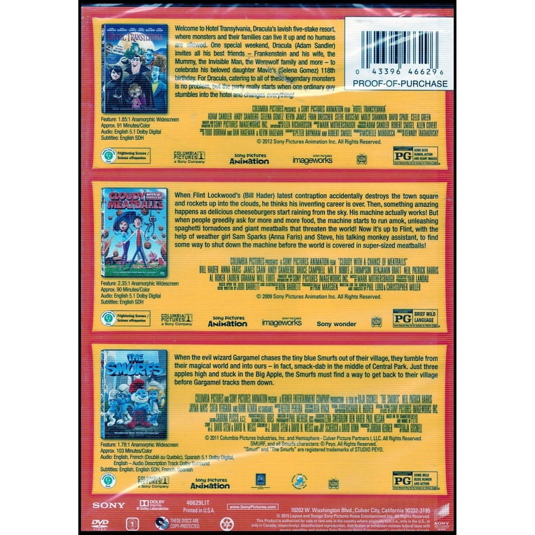 Cloudy with a Chance of Meatballs / Hotel Transylvania - Vol