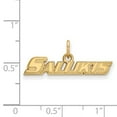 thumbnail image 2 of 14k Yellow Gold Logoart Southern Illinois University Extra Small Pendant, 2 of 3