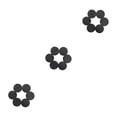 thumbnail image 4 of Injueey Pack of 6 Thumbstick Silicone Protector Parts Repair Spare Replacement Joystick Maintenance Caps Covers Console Game for PSVita Type1 NO1, 4 of 6