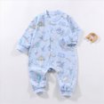 thumbnail image 2 of UAYOTSE Newborn Toddler Pajamas Sleepers for Baby Girl Boy Long Sleeve Romper Preemie Infant Clothes Spring Summer Fall Winter Loungewear,Sizes 4-5 Years, 2 of 7