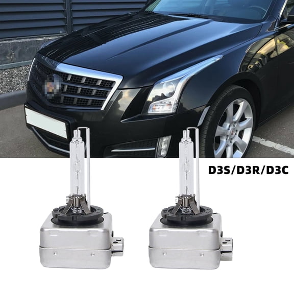 QIPEIZSP Fit For Cadillac XTS 2013-2017 D3S/D3R/D3C HID Xenon Headlight Bulbs,Plug And Play,Pack of 2 ,6500K