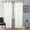 B-Ivory, variant on Lanco Anwen Light Filtering Grommet Single Curtain Panel, Grey, 2" Header Size, Light Filtering, 54 x 84", 100% Polyester