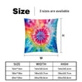 thumbnail image 5 of Tie Dye Set of 2 - Chair Pillow Covers with Unique Patterns - Throw Pillow Inserts Included, Available in 16x16, 18x18, 20x20 Inches - Ideal for Home Decor,and Gifts, 5 of 6
