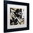 thumbnail image 2 of Trademark Fine Art "Floral Jungle Lines II" Canvas Art by Color Bakery White Matte, Black Frame, 2 of 4