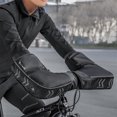 thumbnail image 2 of Guantes protectores de invierno para bicicleta de montaña, cubierta para manillar de bicicleta de carretera con mango plano, guantes cálidos gruesos a prueba de viento, 2 of 8