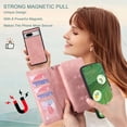 thumbnail image 3 of for Google Pixel 7A Wallet Case with Card Holder & Detachable Magnetic Phone Case,PU Leather Shockproof Protective Case with Wrist Strap,Pink, 3 of 15
