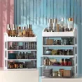 thumbnail image 2 of Cajón de almacenamiento de joyas y maquillaje, caja de plástico de gran capacidad para guardar esmaltes de uñas, pintalabios, cosméticos y cuidado de la piel, 2 of 5