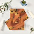 thumbnail image 6 of 3 Piece Bath Towels Set Bath Towel, Hand Towel and Face Towel for Bathroom, Gym, Hotel 3d Pumpkin, 6 of 8