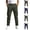 Green, variant on Zpzdpjkx Mens Casual Tapered Cargo Trousers Classic Waistband Side Pockets Soft Breathable Comfortable Daily Shopping Outdoor Travel Pants Khaki Cargo Pants for Men
