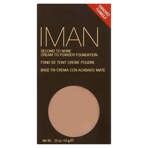 IMAN Cosmetics Second to None Cream to Powder Foundation, Clay 5