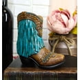 thumbnail image 5 of Ebros Gift Rustic Western Cowboy Boot Pencil Holder, Multicolor, 5 of 6
