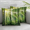 thumbnail image 3 of Autua Sunlight Through Trees Graphic Decorative Pillow Cover for Home Couch Living Room Bed Sofa Men Women Boy Girl Room Cushion Throw Pillow Case All Year Use Pillow Covers 1PC 20x20in, 3 of 5