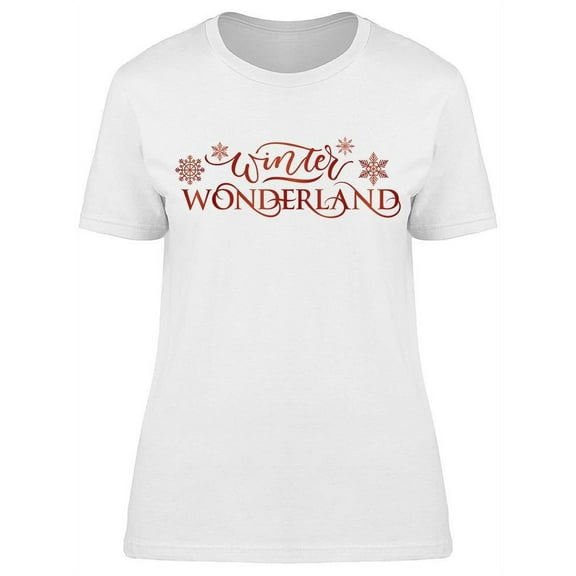 Winter Wonderland T-Shirt Women -Image by Shutterstock Women T-Shirt, Female Medium