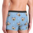 thumbnail image 4 of Kdxio Men's Boxer Briefs with Cute French Bulldog Print - Comfortable and Breathable Underwear for Everyday Wear, 4 of 7