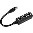 thumbnail image 1 of RJ45 Répartiteur de Câble Ethernet, 1 à 3 Câbles Répartiteur Ethernet pour Super Cat5, Cat5e, Cat6, Cat7 LAN Ethernet, 1 of 5