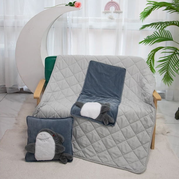Teissuly Cute Pillow, Pillow Quilt Dual-use, Two-in-one Folding Blanket Pillow, Originality Quilt, Lunch Break Sofa Car Pillows(15.7x15.7 inch) Teissuly WER202312144505