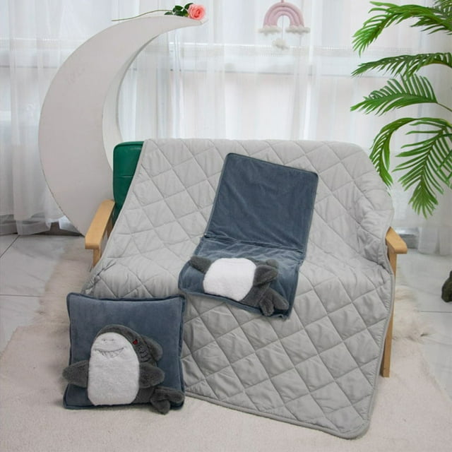 Xihbxyly Ventas Compras En Línea Bonita Almohada, Edredon de Almohada de Doble Uso, Almohada de Manta Plegable Dos En Uno, Edredon Original, Almohadas para El Sofá o El Automóvil Durante El Almuerzo
