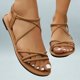 thumbnail image 2 of Zapatos Casuales de las Mujeres de Moda Plana Correa Romana Playa Más Tamaño Estilo Primavera / Verano Sandalias de Moda Y Cómodas Zapatos de Verano de las Mujeres, 2 of 6