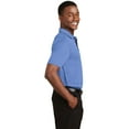 thumbnail image 3 of Sport-Tek K467 Mens Dri-Mesh Polo with Tipped Collar & Piping, Blueberry & Navy - Extra Small, 3 of 6