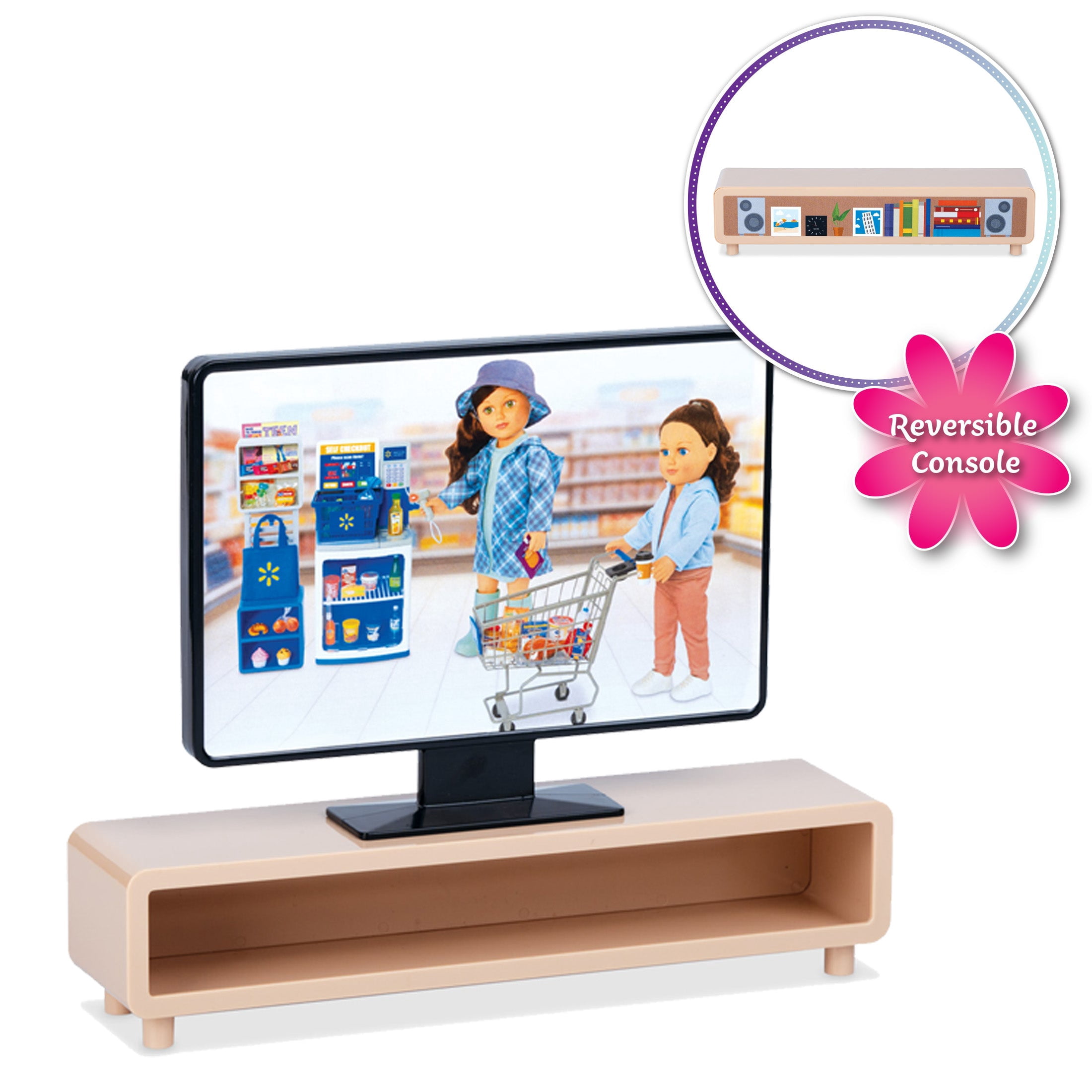 My Life As Living Room Play Set for 18-Inch Dolls, 10 Pieces