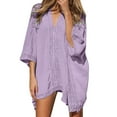 thumbnail image 2 of Womens Swimsuit Cover-Ups Women Beach Bathing Suit Swim Bikini Swimsuit Oversized Cover Up Dresses Casual Swimwear Cover-Ups, 2 of 7
