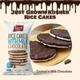 LIEBERS Milk Chocolate Rice Cakes, Kosher Certified Dairy, Gluten Free