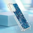 thumbnail image 5 of Slim Fit Phone Case for Motorola Moto G 5G 2022,Glitter Liquid Quicksand Effect Silicone Soft TPU Case with Camera Lens and Screen Protection for Moto G 5G 2022,LSWT Blue, 5 of 12