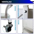 thumbnail image 2 of Carrito Multifuncional Desplegable Metálico 3 Niveles Blanco CHIC-FANTASY, 2 of 5