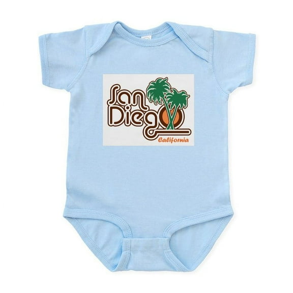 CafePress - San Diego CA Infant Bodysuit - Baby Light Bodysuit, Size Newborn - 24 Months