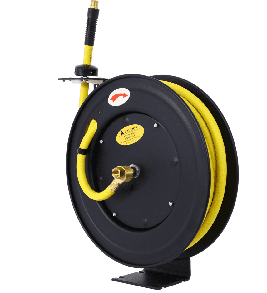 Heavy Duty 1/2"x50' Auto Rewind Air Hose Reel Steel Industrial