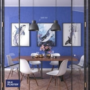 Silk Plaster East 957 Blue, Textured Surface Wallcovering Liquid Wallpaper