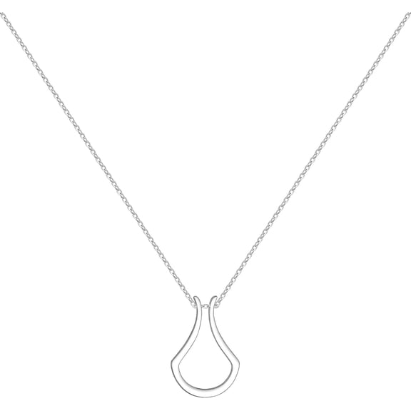 ShTQior Ring Holder Necklace - Women Stainless Steel Wedding Engagement Ring Keeper Necklaces - Ring Holding Gift for Wife,Men,Doctor,Nurse,Party, Fitness enthusiasts