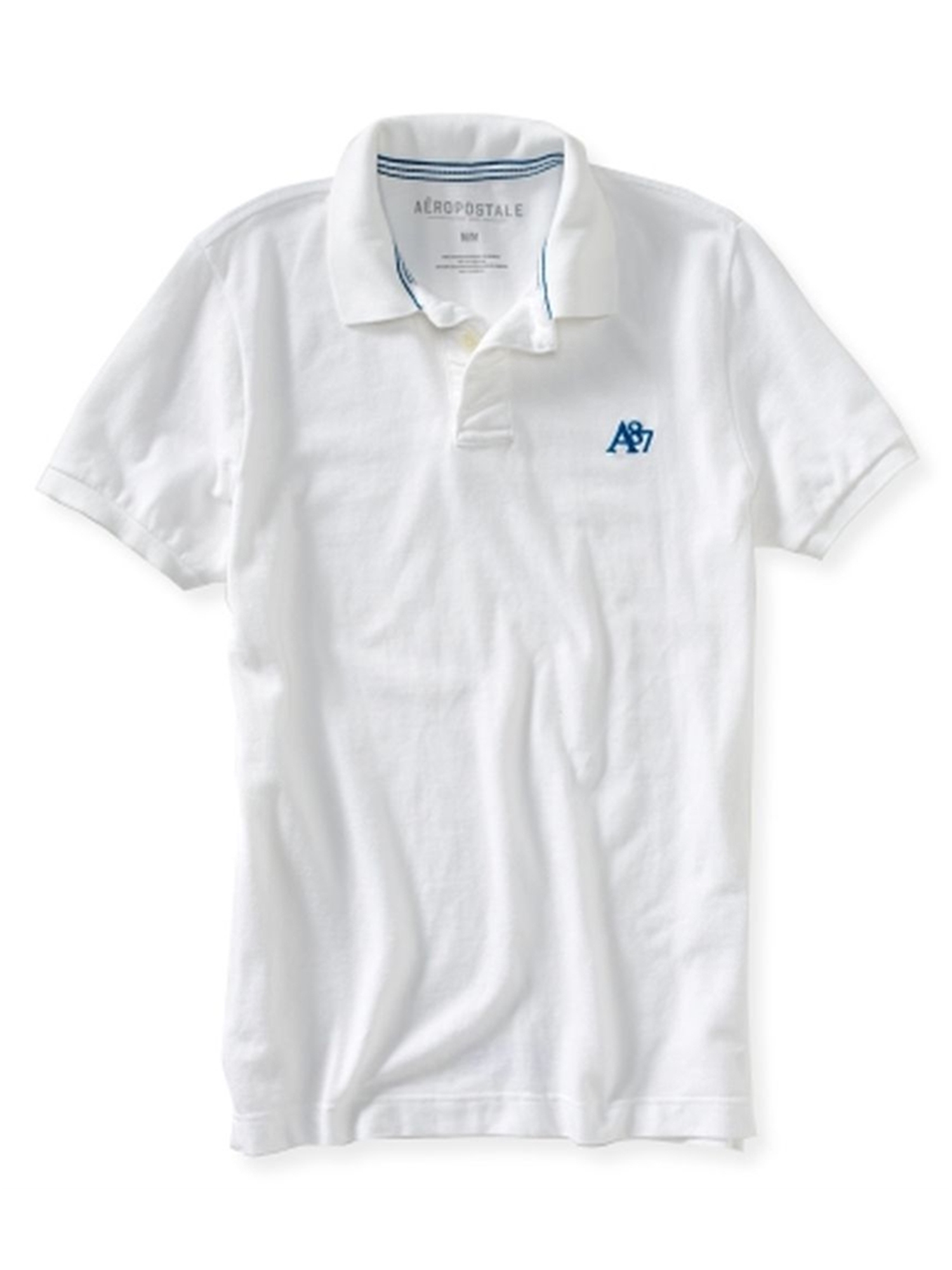 Aeropostale White Polo Shirt on Sale 