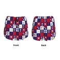 thumbnail image 3 of Honeii golf print a double-layered women's running short, ideal for gym, tennis, and various activities, complete with a practical pocket-X-Large, 3 of 7
