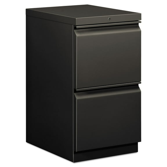 HON H33820R.L.S 15 in. x 19.88 in. x 28 in. 2-Drawer Brigade Mobile Pedestal - Letter, Charcoal