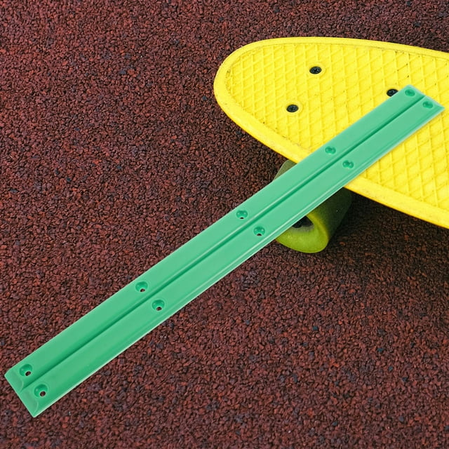 ELAYARD 2Pcs Dualhead Design Skateboard Rails for Decks Collision Damage Prevention