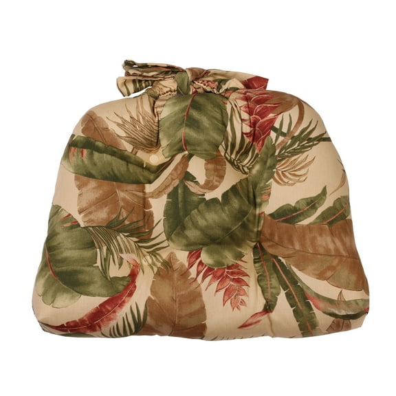 La Selva Natural Chair Pad with Ties (Indoor)