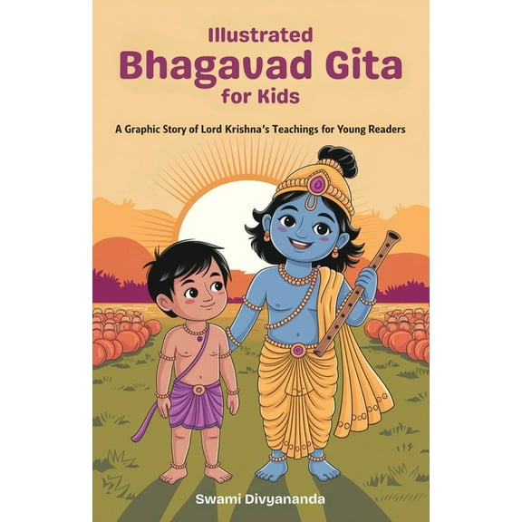 Illustrated Bhagavad Gita for Kids: A Graphic Story of Lord Krishna's Teachings for Young Readers (Ideal for Ages 4-6, 7, (Paperback)