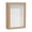 Khaki, variant on HOARBOEG 3D Shadow Box Frame for Dried Flowers - Black Wooden Deep Photo Display Case with Glass Front for DIY Crafts, Home Decor, Wedding Bouquet Preservation and Wall Mount Tabletop Display