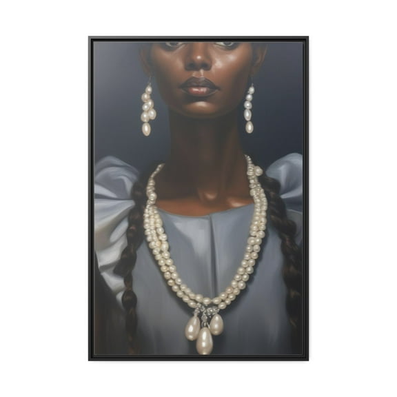 The Mother of Pearls-Framed Wall Art - Ready to hang