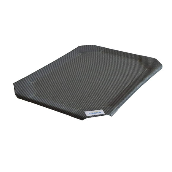 coolaroo The Original Elevated Pet Bed Replacement cover, Large gunmetal
