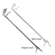 thumbnail image 2 of Soidarity Pinzas de serpiente de acero inoxidable de alta resistencia, cerraduras de tres agujeros, protección, ajuste de Clip de basura, Clips Ropa Deportiva, Zapatos Tipo 5 NO4 Soidarity OD013799-04, 2 of 6