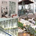 thumbnail image 3 of 12 Pieces Of Fake Ivy Fake Rattan, Silk Ivy Garland Green Plant Artificial Green Hanging Plant Vine, 3 of 3