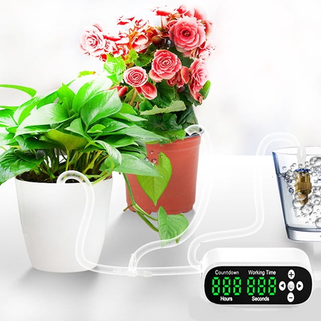 PEONAVET Watering Machine Intelligent Automatic Flower Watering Watering Timer with Running Water Sound Flower Pot Timing Drip Irrigation Waterer
