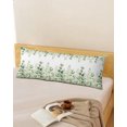 thumbnail image 2 of Green Eucalyptus Body Pillow Cover 20x54, Farmhouse Botanical Leaves Decorative Pillowcase with Zipper, Microfiber Pillow Protector, Soft Breathable Long Lumbar Pillowcases for Women, 2 of 9