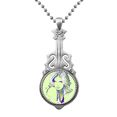 thumbnail image 1 of Features American Beauty Goodliness Pendant Jewelry Music Guitar Torque Hangtag, 1 of 3
