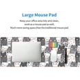 thumbnail image 5 of Cute Cartoon Cat Extended Professional Gaming Mouse Pad 31.5x11.8inch, Non-Slip Computer Mouse Pad Waterproof Keyboard Pad Desk Mat, 5 of 6
