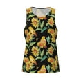 thumbnail image 4 of Easygdp Sunflowers And Bird Men's Tank Top, Sleeveless Muscle T Shirts, Breathable, Quick-Dry, Loose for Gym, Running, Fitness - XX-Large, 4 of 9